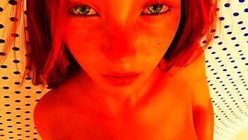 Small Titted Brunette Anja Toying Her Slit