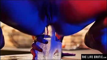 Watch this sexy redhead finger and fuck her ass to an orgasm by The Life Erotic: Porn