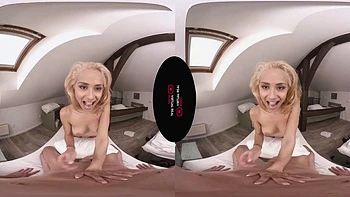 Sexy Blonde Tries Hard Dick: Babe, Xnxx  Vr VR Porn