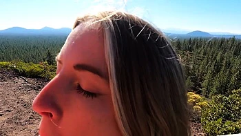 Public Blowjob on a Mountain Top