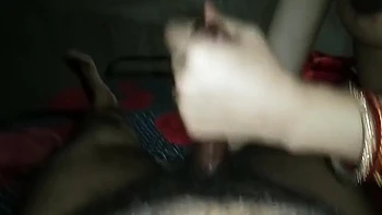 My Wife Doing Handjob Big Cumshot