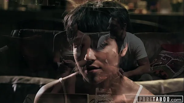 PURE TABOO Brooklyn Gray Lets Her Girlfriend's Pervy Stepdad Creampie Her