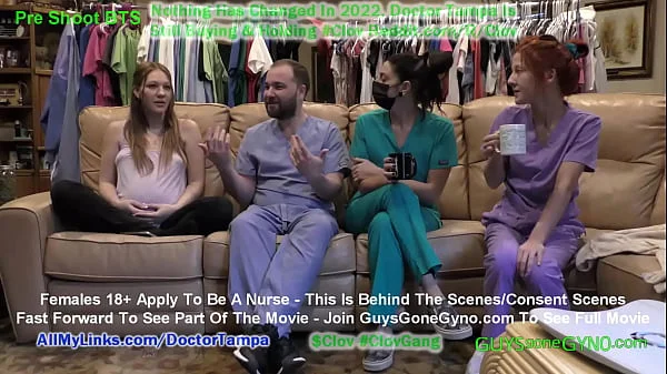 Maverick Williams SHOCKED! Made To Pee & Cum In Cup During Humiliating Pre Employment Physical At Doctor Nova Maverick & Nurse Stacy Shepards Gloved Hands @GuysGoneGyno.com