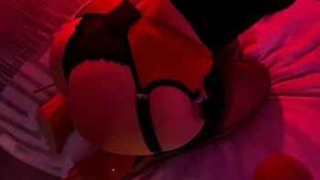 niquée en porte jarretelle vintage