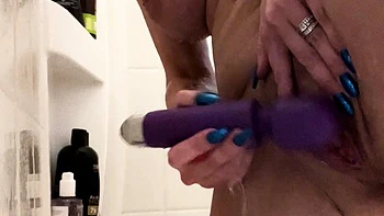 Busty milf horny solo toy time