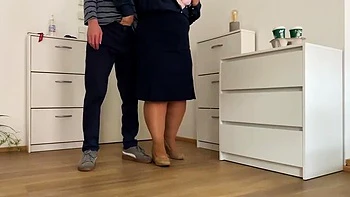 Stepmom's Wet Hairy Pussy Gets Filled with Step Son's Cum - OurFetishLife MILF