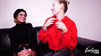 Queen, A Luscious Blonde, Is Savagely Fucked - Queen Hailey And Lea Pam