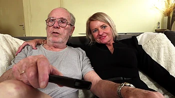 A Mature Woman Surrounded By Friends