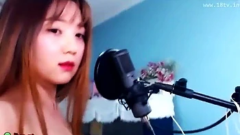 Tiny natural camgirl shows her tits: Big Tits, Amateur  Babe Porn