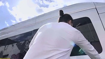 Granny Anal in Car - Old Grandma Gets Destroyed by Big Dick