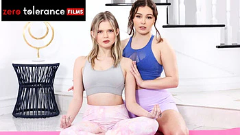 Petite Teens Coco & Leana - Lesbian 69 Pussy Eating After Yoga HD