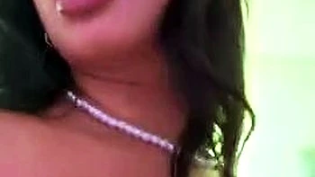 Chubby Brunette Big Boobs Dildo Masturbation