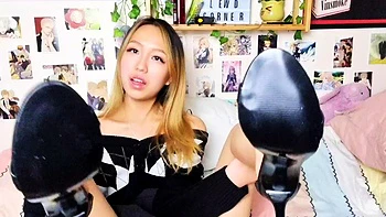 Hawt Blonde milf in foot Fetish tube scene