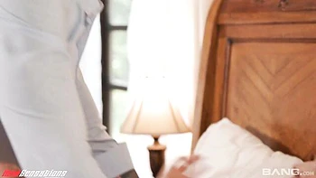 Looking-good Maria Kazi's natural tits clip