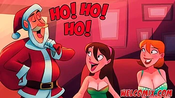 Naughty Home Christmas Hentai - Big Tits MILF Anal & Blowjob