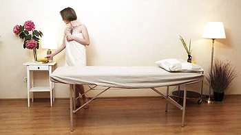 Virgin Massage featuring Aziza's lesbian movie