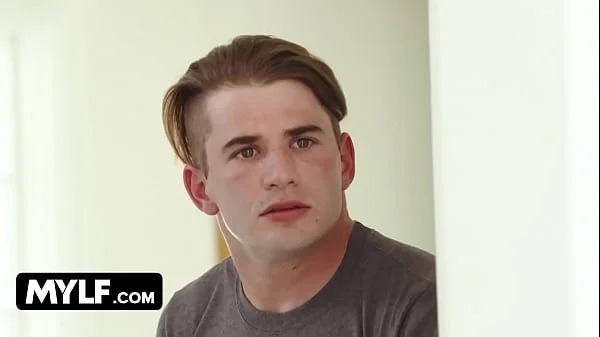 Mylf - Stunning Blonde Squirts All Over Busty Student While Taking Huge Cock Deep In Her Milf Pussy