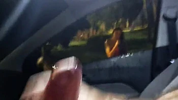 Ksalnovinhos & Fanny Squirting Fuck at Bus Stop - Latina Babe Gets Cumshot in Car