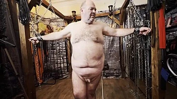 Part 2 Domina Satana Fire Play - Hairy Mature BBW BDSM Femdom Dungeon