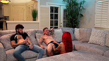 Hatler Gurius and Foxxy in a hot threesome with lingerie