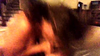 Shaved pussy MILF blowjob and fucking POV