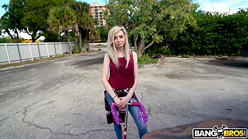 Horny 19 Year Old Hops on The Bus