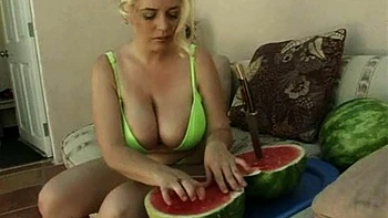 The Watermelon: Blowjob, Doggy  Cowgirl Porn