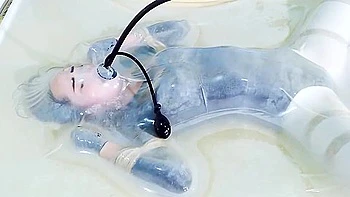 Frogtied In Transparent Vacbed