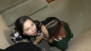 Double BJ: Blowjob, Amateur  Bongacams Porn