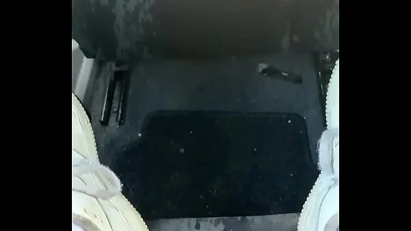 pissing against my car seat