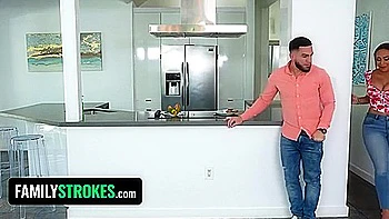 Cheating Mature Slut Sucks And Fucks Her Handsome Step In Front Of Her Husband