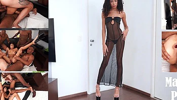 1.90m Slim Japanese-Brazilian Beauty, Ob Honey First Gangbang