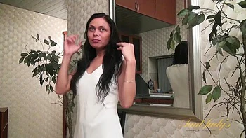 Russian Beauty Cat Explores Her Body and Touches Herself