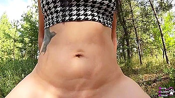 Brunette Teen 18+ Fucked In Public Park