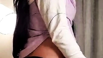 Beautiful brunette in sexy solo fingering masturbation 4 wmv