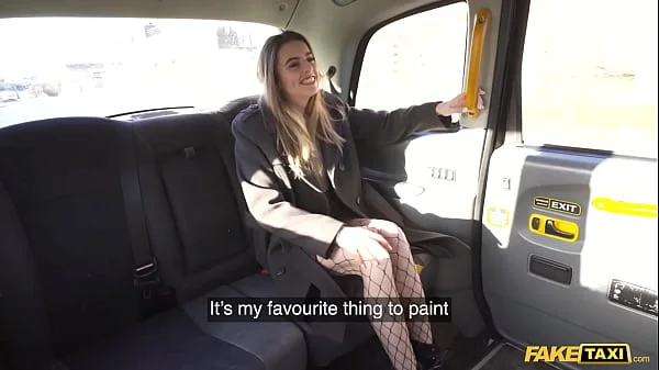 Fake Taxi Horny art student loves taking a masssive cock in her ass