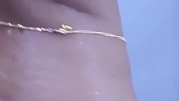 Young Girl Stripping And Taking Bath