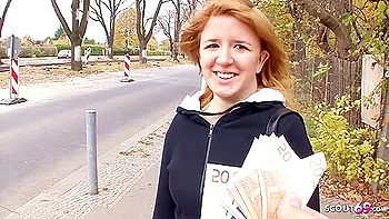 Shy Ugly German College Teen 18+ Pickup And Fuck By Old Guy