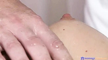 Playful Adele's medium size tits clip
