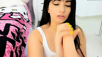 Ponto de vista de sexo virtual com Emanuelly Raquel numa