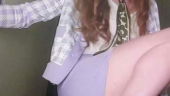 Amateur blondie solo anal masturbation