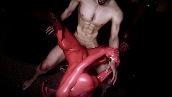 Démon sexy me traque sous la tempête