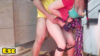 Desi Aunty Big Natural Tits Doggy Style Fucking - Homemade Indian MILF Rough Sex