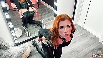 210 Gothic Girl Deep Sucking And Doggy Fucking