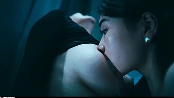 Rae Lil Black's scissoring in lesbian dirt by Vored