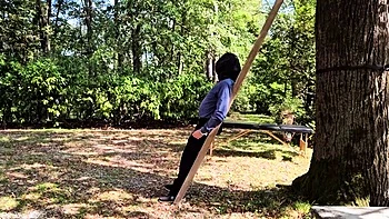 Amadora morena Catarina fode ao ar livre estilo fetiche