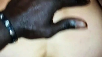 Busty Black Amateur MILF Interracial Creampie POV