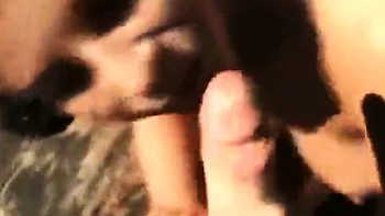 Blonde teen POV blowjob and handjob cumshot