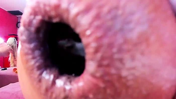 Puffy peach blondes solo toy action