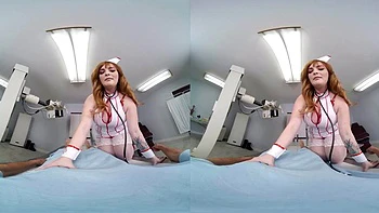 Redhead vr: Cowgirl, Missonary  Big Tits Porn